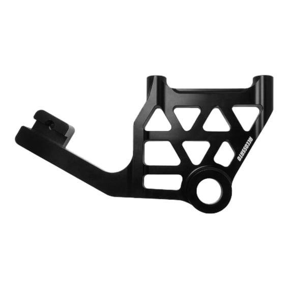 M8 Touring rear brake caliper bracket. Black