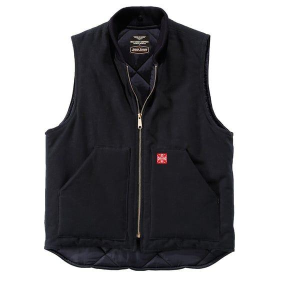 WCC Heavy duty canvas work vest black