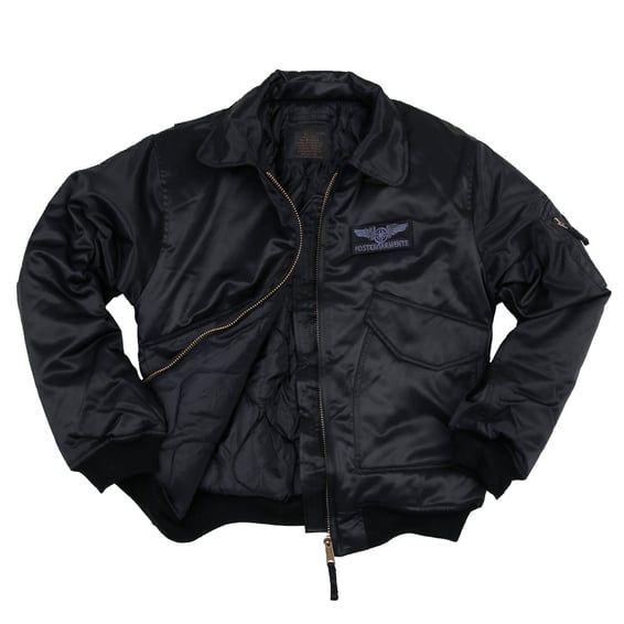 Heavy cwu jacket black