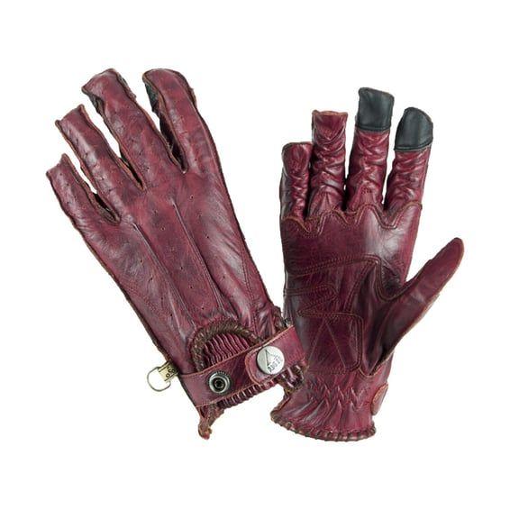 Second Skin gloves ladies garnet
