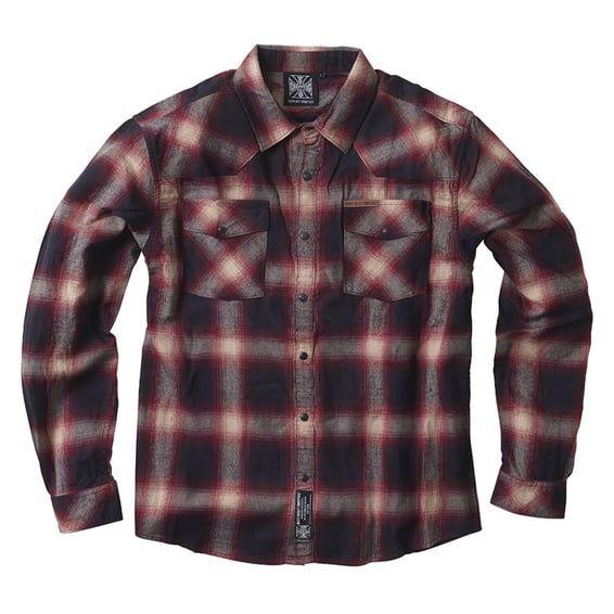 WCC Outlaw Flannel shirt red/grey