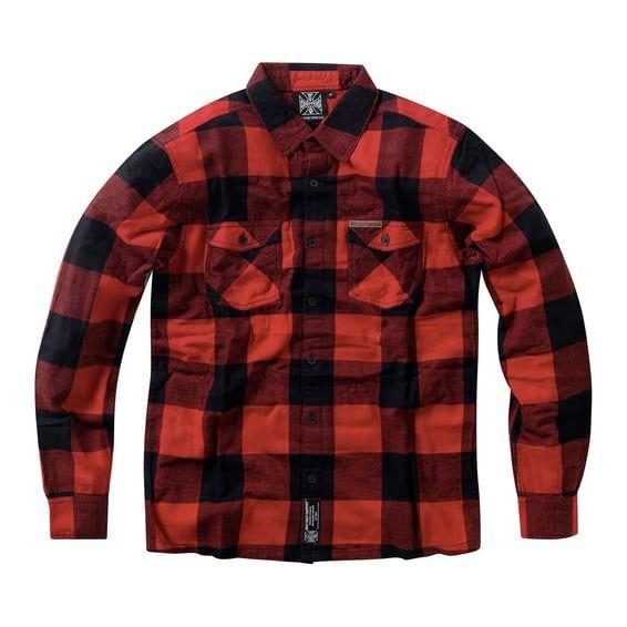 WCC Rigid Flannel shirt red/black