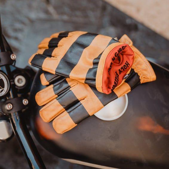 Pitt Raw gloves black/brown