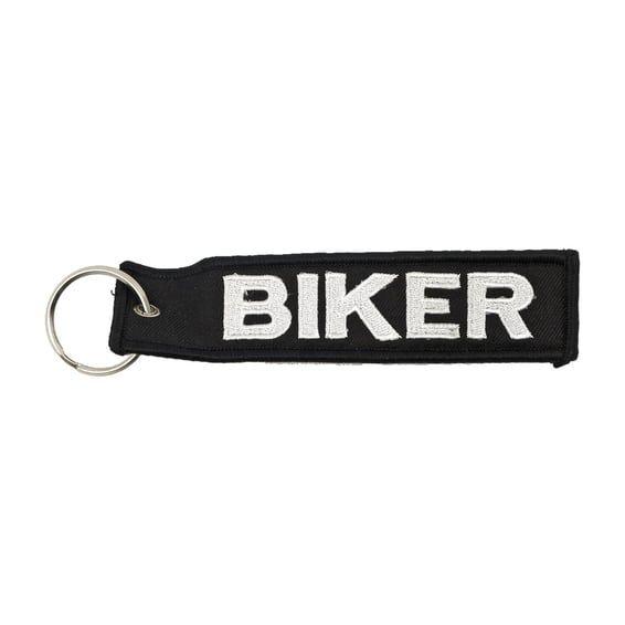 Key ring Biker, black white