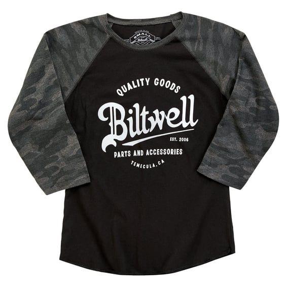 Script baseball female shirt