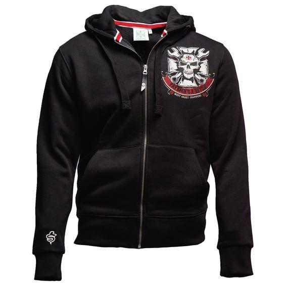 WCC Mechanic zip hoodie black