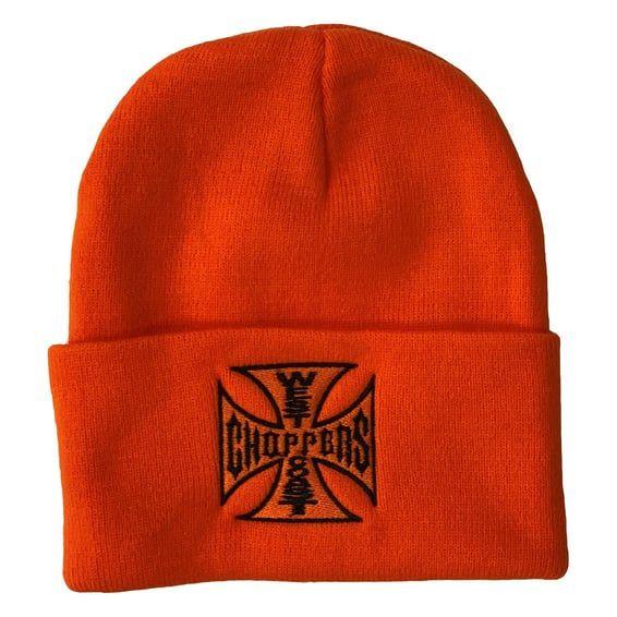 WCC OG roll-up beanie dark orange