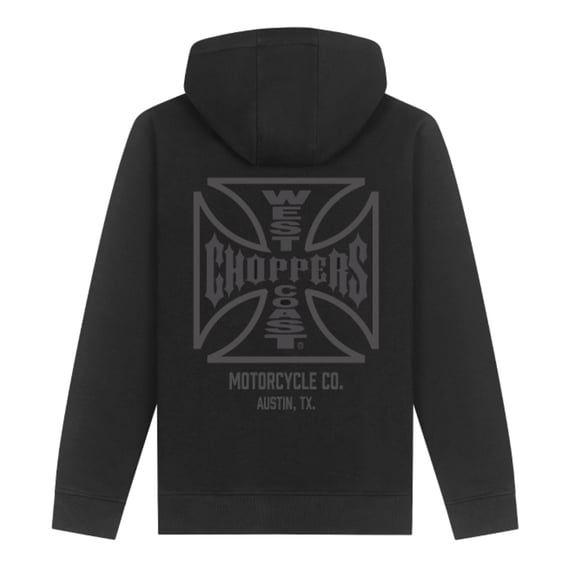 WCC ATX Cross zip hoodie black/gray
