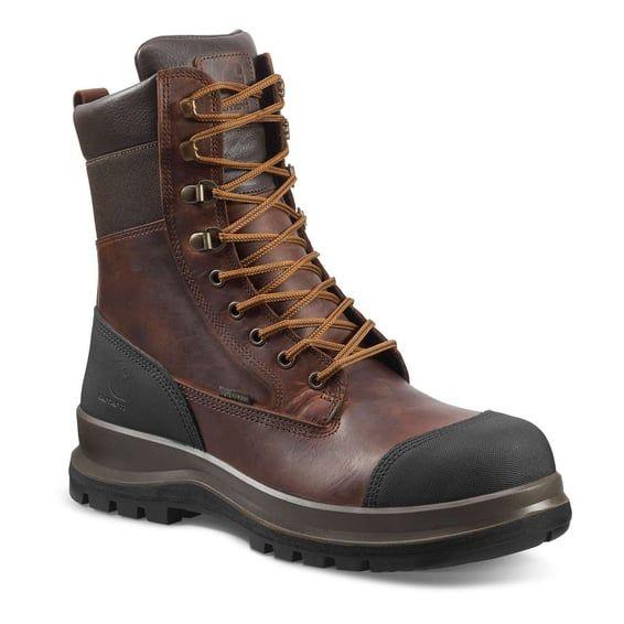 Detroit 8" S3 Waterproof High boot dark brown