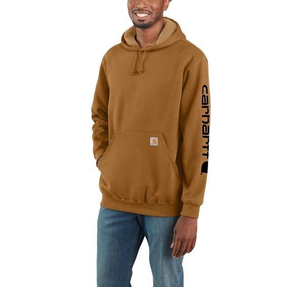 Sleeve Logo hoodie carhartt® brown