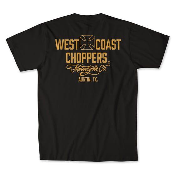 WCC Motorcycle t-shirt black/yellow