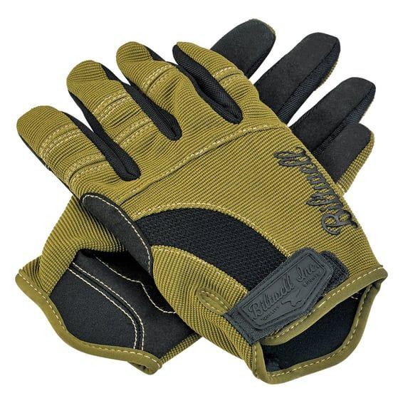 Moto gloves olive/black/tan