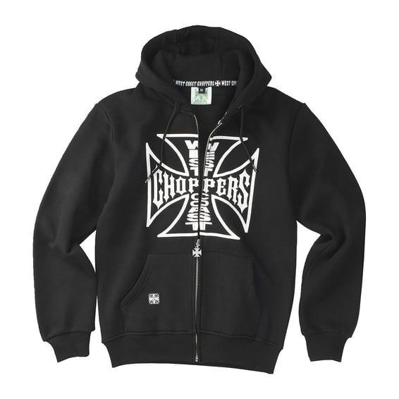 WCC OG logo zip hoodie black