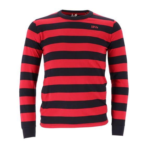 13 1/2 Behind Bars long sleeve red/black