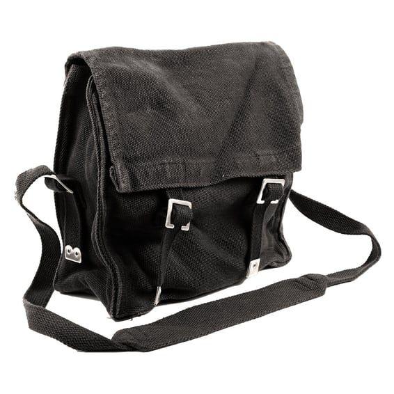 Fosco Canvas shoulder bag black