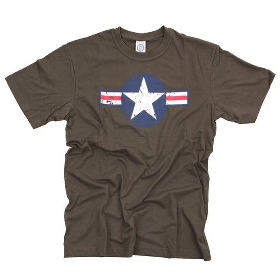 Air Force Star & Bars t-shirt green
