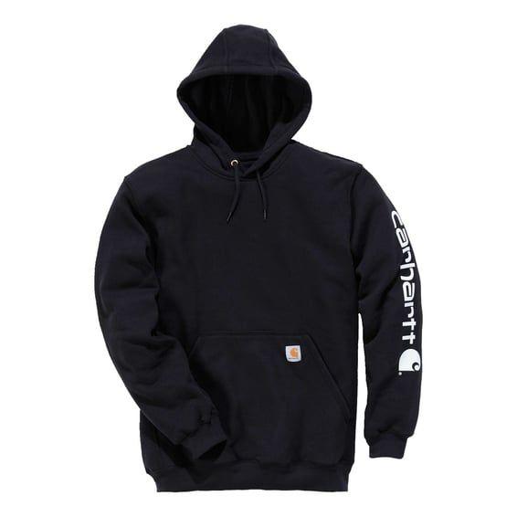 Sleeve Logo hoodie black