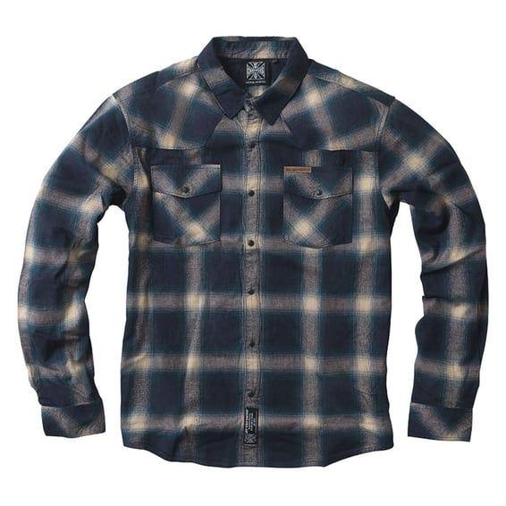 WCC Outlaw Flannel shirt blue/beige