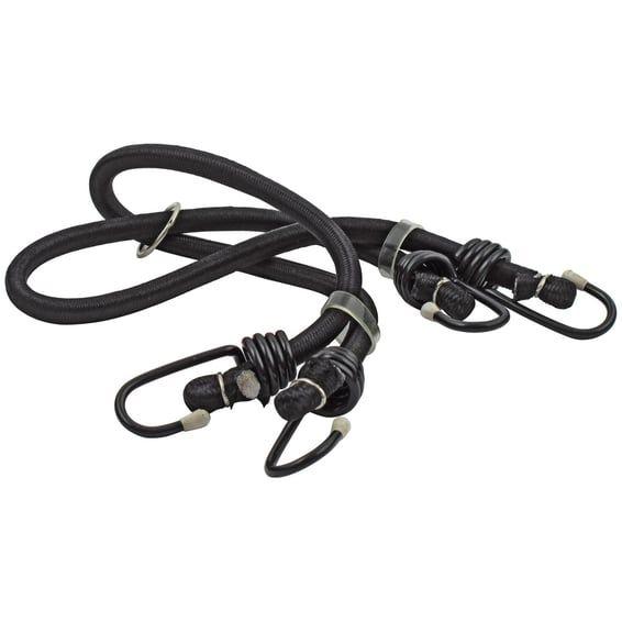 Bungee cords, 22" (55cm) x 11mm thick. 4 hooks