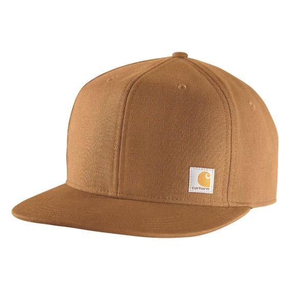Firm Duck Flat Brim cap carhartt® brown