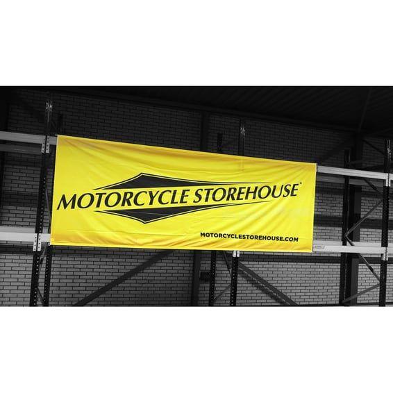 Motorcycle storehouse, logo event banner