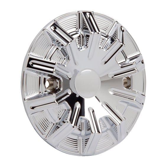 10-gauge stator cover. Chrome