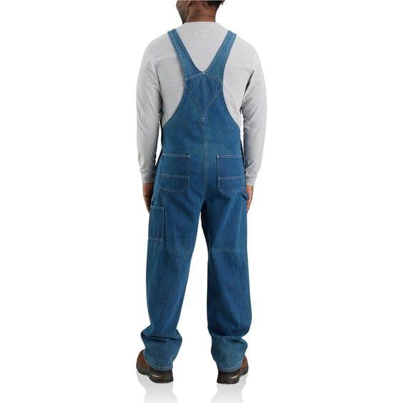 Loose Fit bib overall darkstone