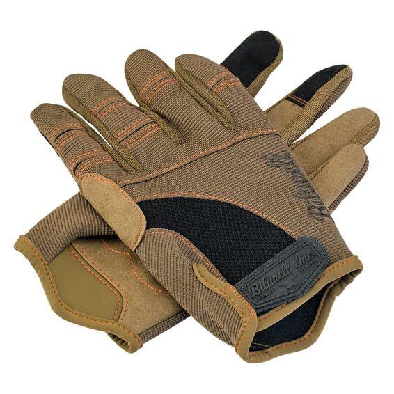Moto gloves brown/orange