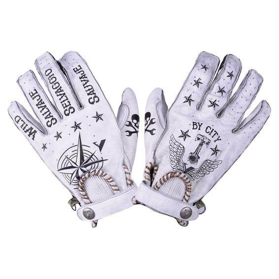Second skin gloves white tattoo