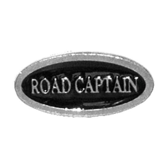 Biker pins Road captain title pin