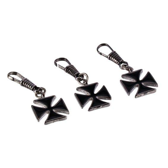 Chopper cross zipper pull