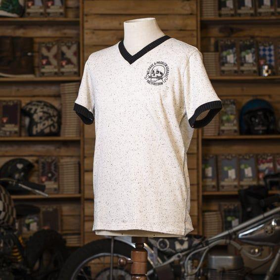 V-Black T-shirt nope cotton
