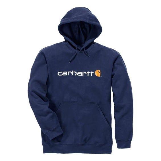 Signature logo hoodie new navy