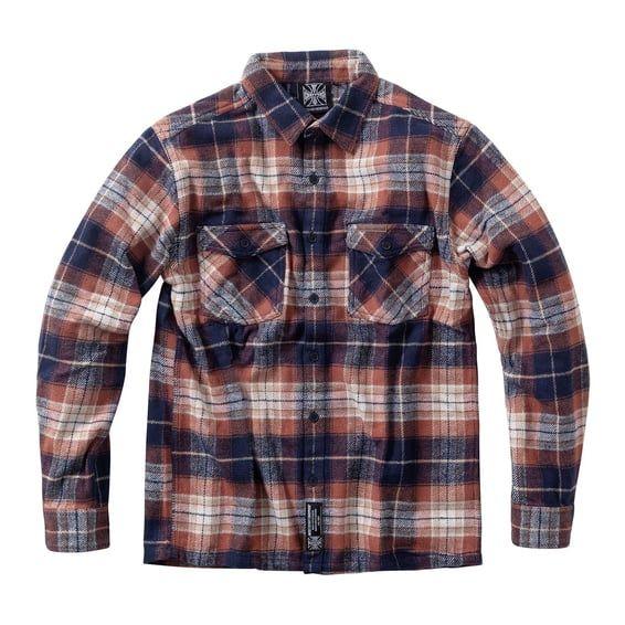 WCC Rigid Flannel shirt orange brown