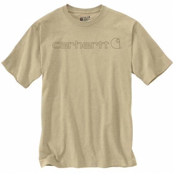 Core Logo t-shirt S/S beach heather