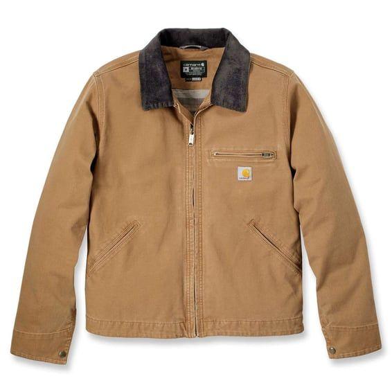 Detroit canvas jacket Carhartt brown