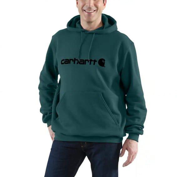 Signature Logo hoodie greenstone