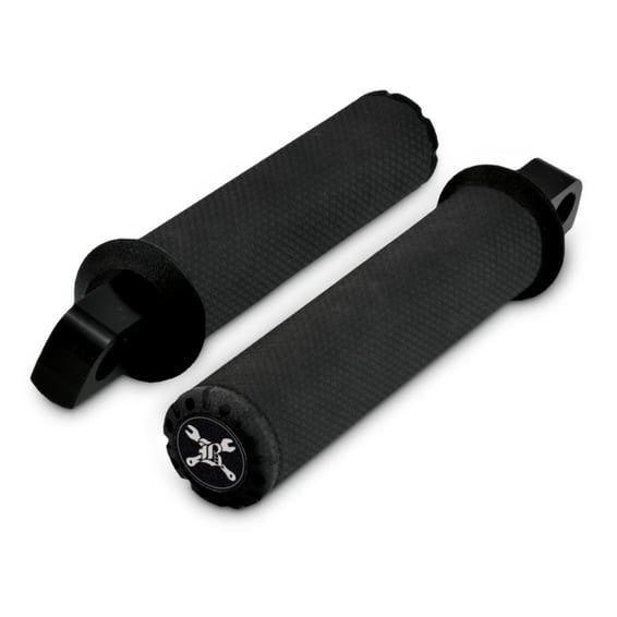 Hawk Footpeg set Billet. Black Textured