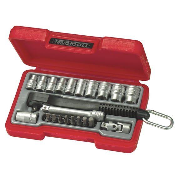 Teng Tools, Mini Rosso 1/4" socket wrench set