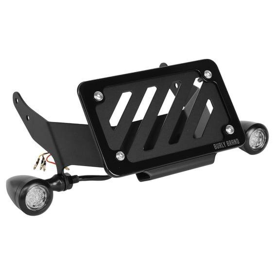 Turn signal & license plate kit. Black