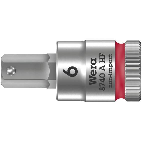 Zyklop 1/4" Hex socket bit w/ holding function - Metric