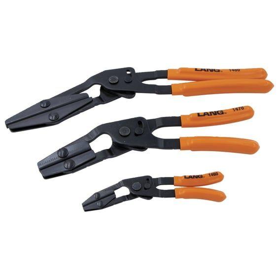 angled hose pinch-off plier set