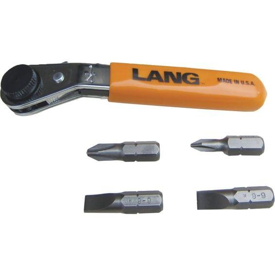 mini ratcheting bit wrench. Reverse offset