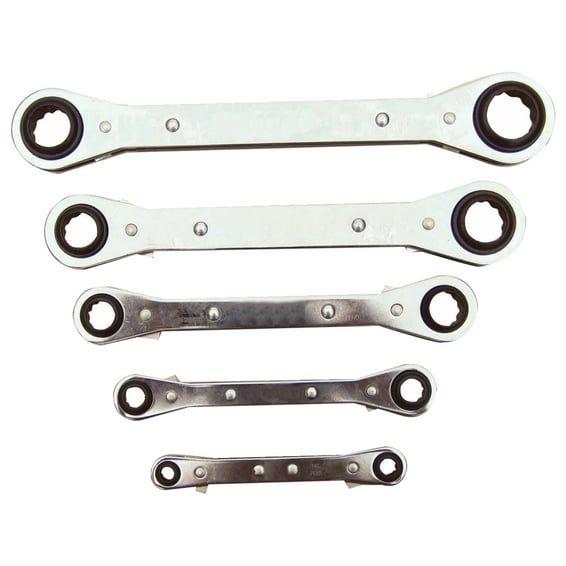 Box end wrench set Conventional design Metric