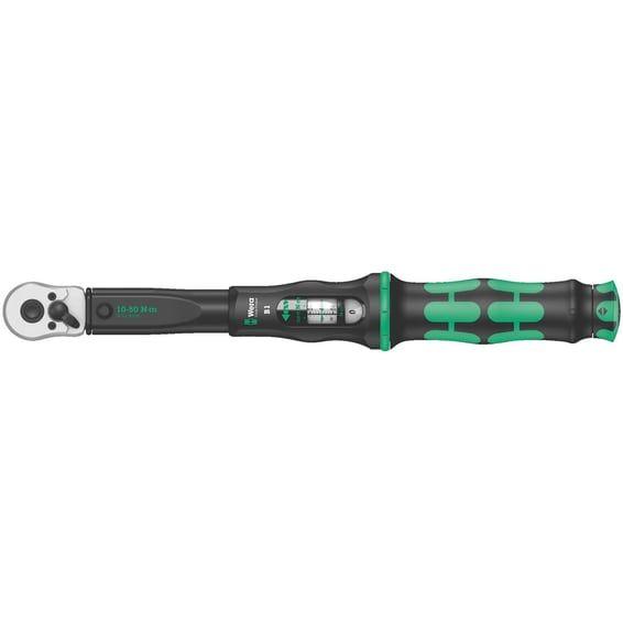 3/8" drive torque wrench 10-50 Nm with ratchet