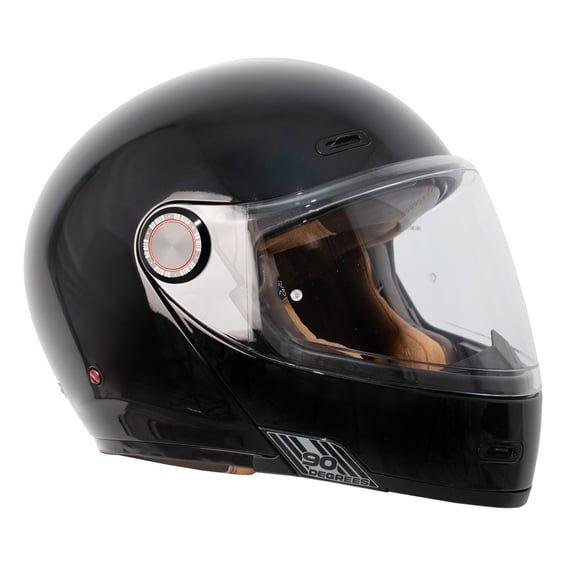 90 Degrees helmet black shiny