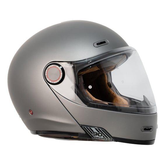 90 Degrees helmet matt gray