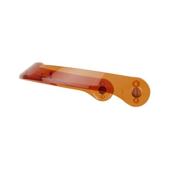 Set Short peak orange transparent