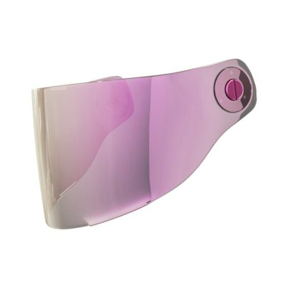Set ECE visor silver purple mirror