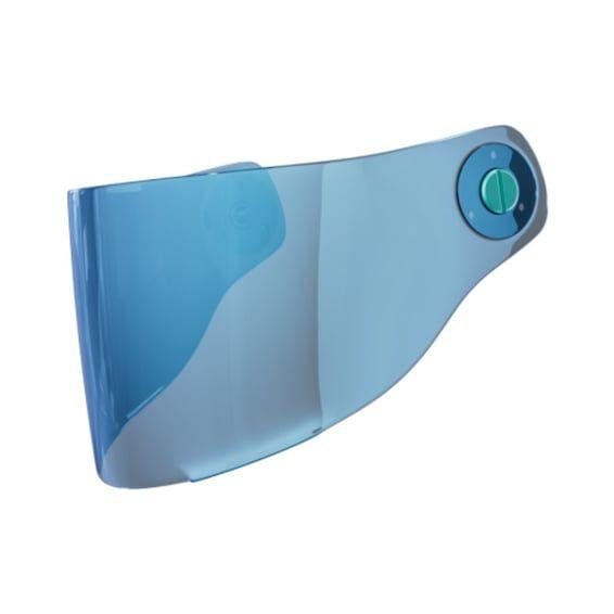 Set ECE visor blue silver mirror